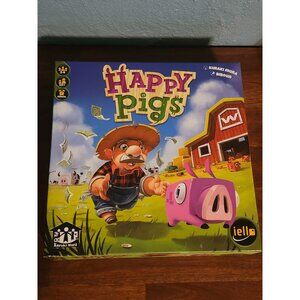 Happy Pigs Board Game plus Ducks and Penguins Expansions Complete by Iello Games
